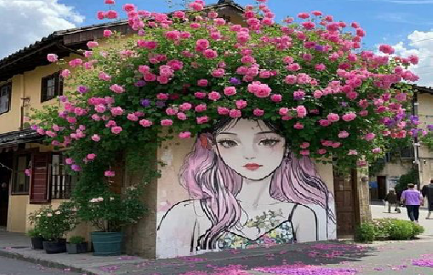 巴南怎么设计网红打卡墙绘