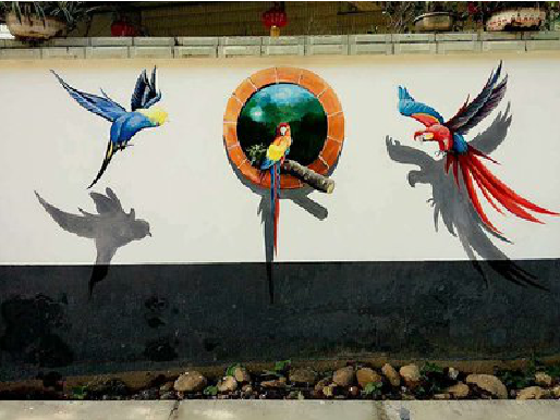 巴南视觉错位-3D墙绘设计